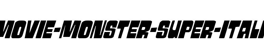 Movie-Monster-Super-Italic