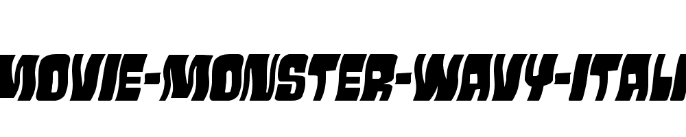 Movie-Monster-Wavy-Italic