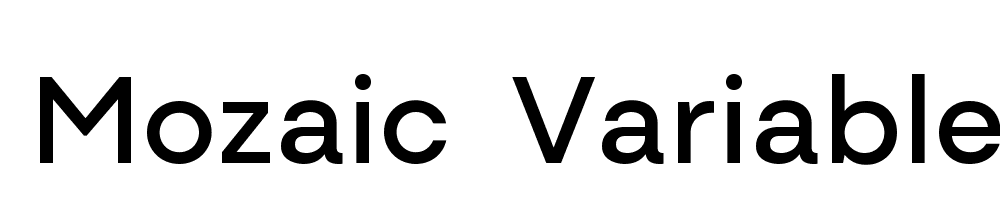 Mozaic Variable