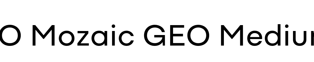 FSP DEMO Mozaic GEO Medium Regular