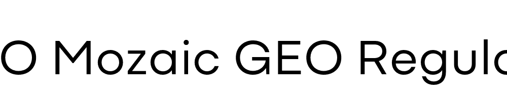 FSP DEMO Mozaic GEO Regular Regular