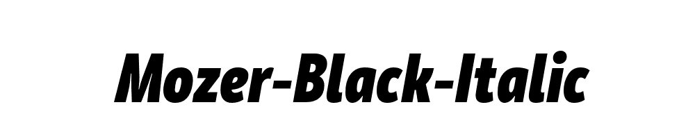 Mozer-Black-Italic