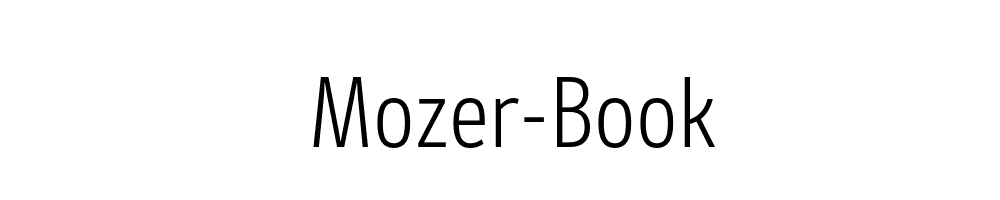 Mozer-Book