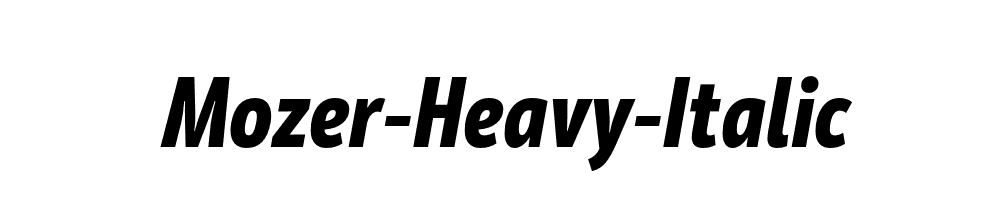 Mozer-Heavy-Italic