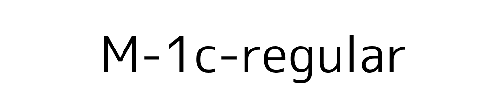 M-1c-regular