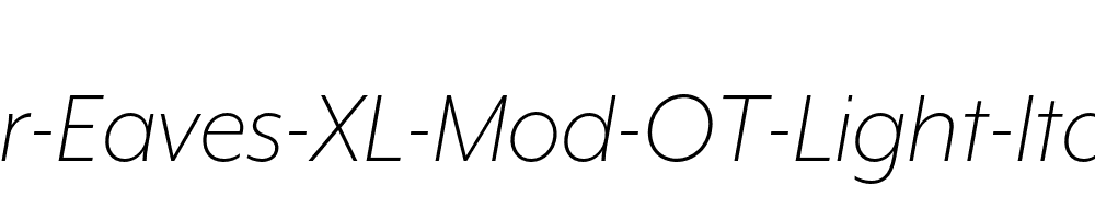 Mr-Eaves-XL-Mod-OT-Light-Italic