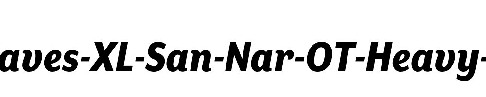 Mr-Eaves-XL-San-Nar-OT-Heavy-Italic