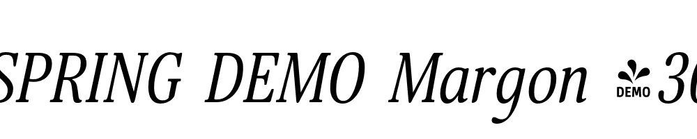  DEMO Margon 430 Italic