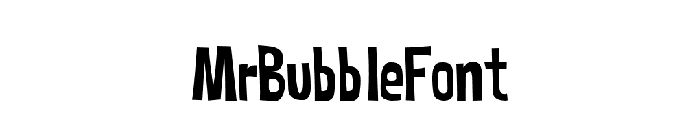 MrBubbleFont