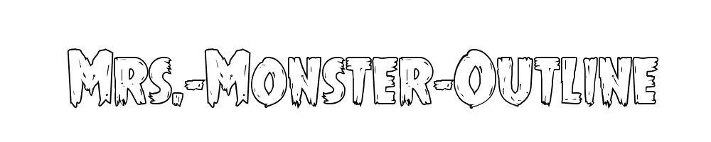 Mrs.-Monster-Outline