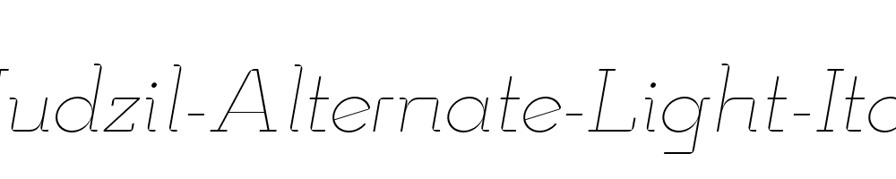 Mudzil-Alternate-Light-Italic