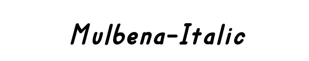 Mulbena-Italic