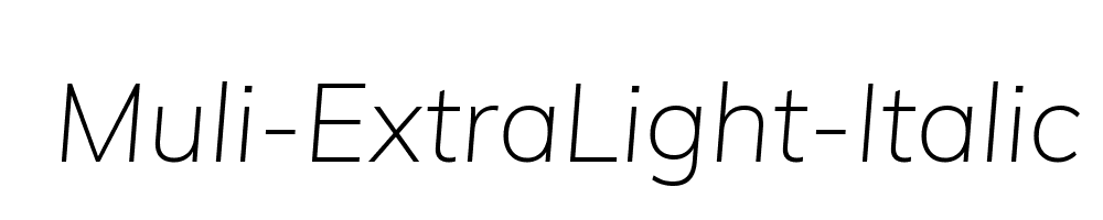 Muli-ExtraLight-Italic