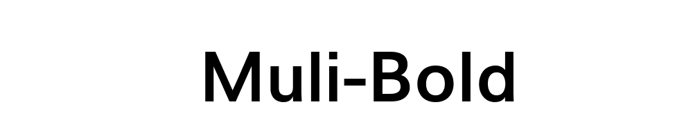 Muli-Bold