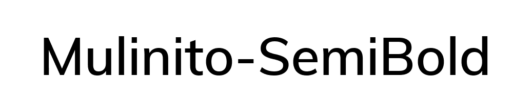 Mulinito-SemiBold