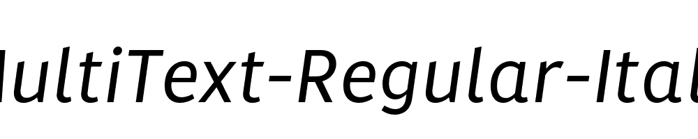 MultiText-Regular-Italic