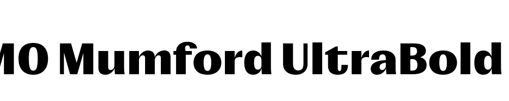 FSP DEMO Mumford UltraBold Regular