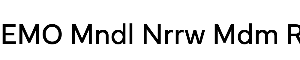 FSP DEMO Mndl Nrrw Mdm Regular