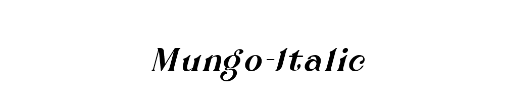 Mungo-Italic