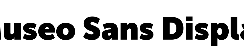 Museo Sans Display