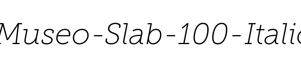 Museo-Slab-100-Italic