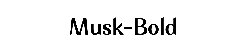 Musk-Bold