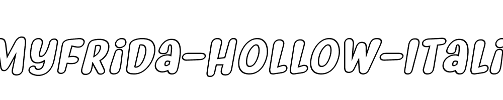 Myfrida-Hollow-Italic