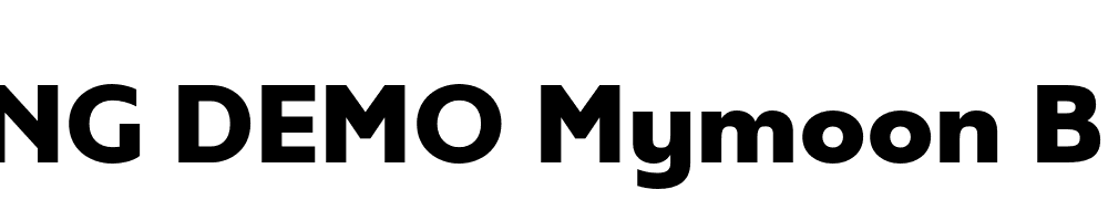  DEMO Mymoon Bold Regular