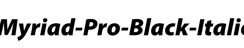 Myriad-Pro-Black-Italic