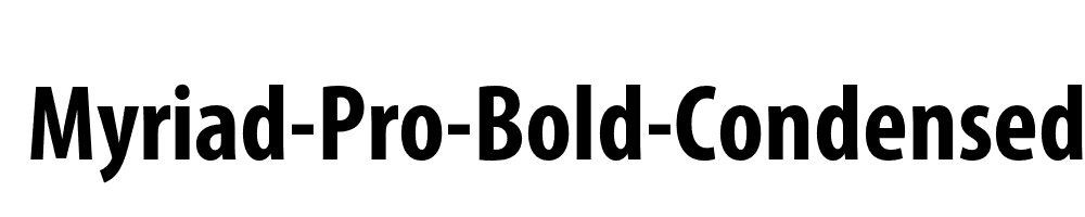 Myriad-Pro-Bold-Condensed