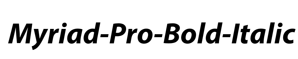 Myriad-Pro-Bold-Italic