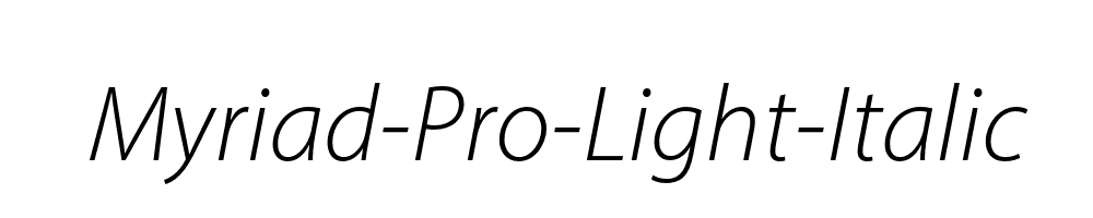 Myriad-Pro-Light-Italic