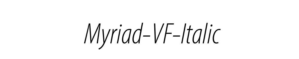 Myriad-VF-Italic