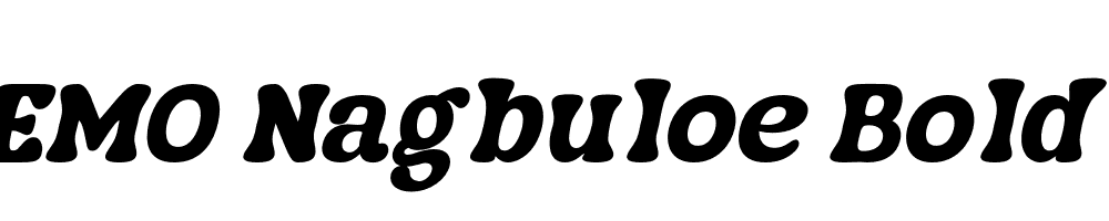 FSP DEMO Nagbuloe Bold Italic