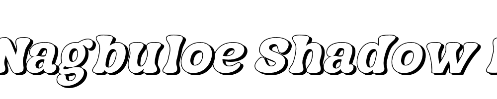 FSP DEMO Nagbuloe Shadow Bold Italic