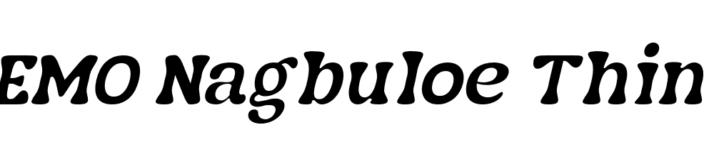 FSP DEMO Nagbuloe Thin Italic