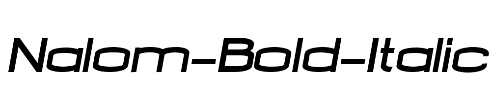 Nalom-Bold-Italic