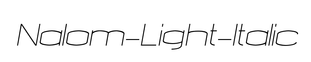 Nalom-Light-Italic