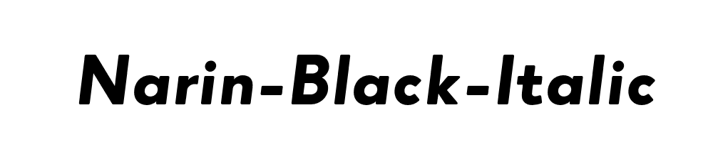 Narin-Black-Italic