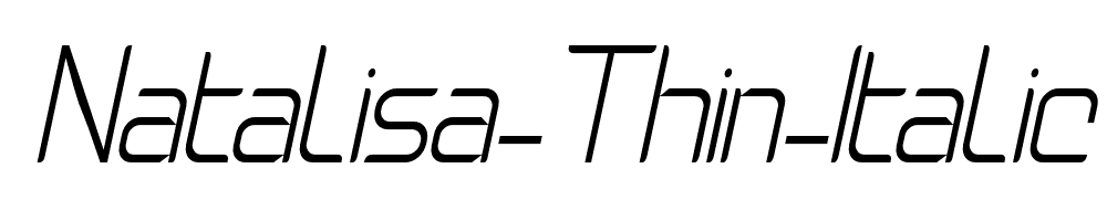 Natalisa-Thin-Italic