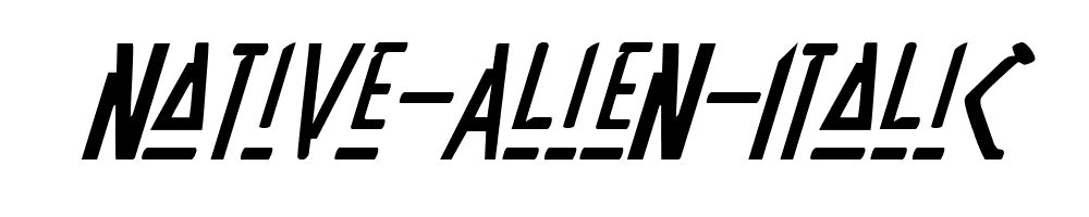 Native-Alien-Italic