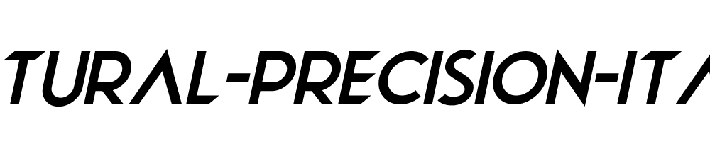 Natural-Precision-Italic