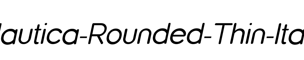 Nautica-Rounded-Thin-Italic