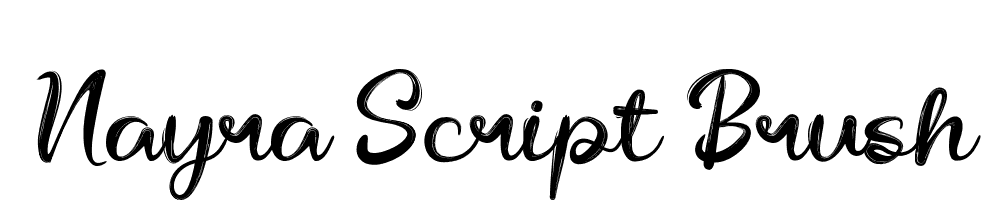 Nayra Script Brush