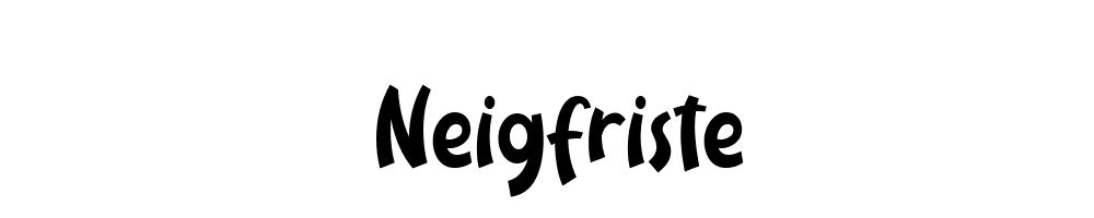 Neigfriste