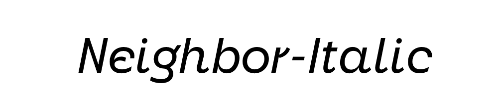 Neighbor-Italic