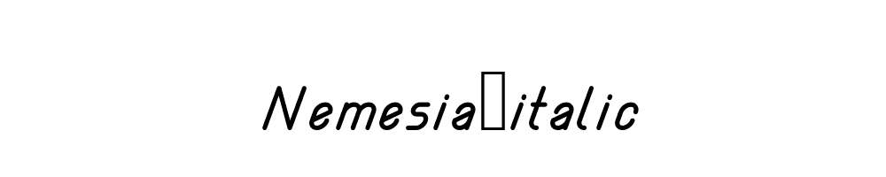 Nemesia-italic