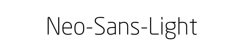 Neo-Sans-Light