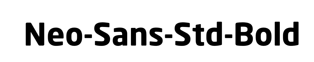 Neo-Sans-Std-Bold