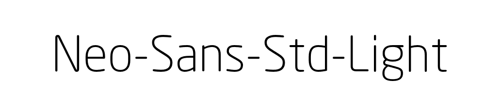 Neo-Sans-Std-Light